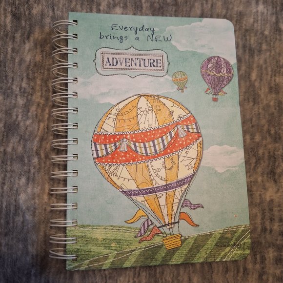 LANG Other - Hot air balloon Adventure motif spiral bound blank book
